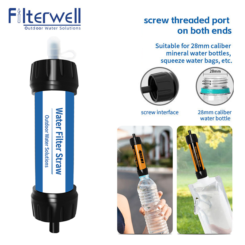 Water Filter Straw - Filterwell filtro de acampamento palha água