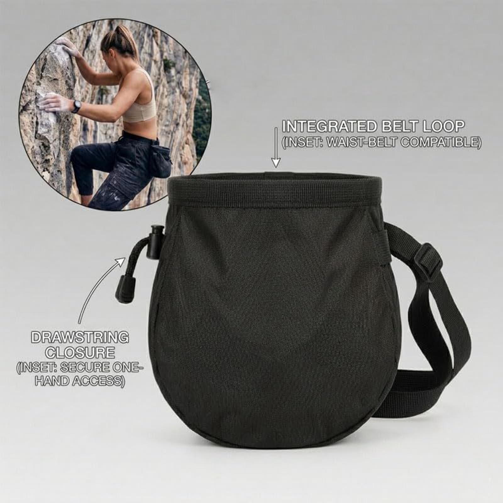 Harness Climbing Adjustable - Bolsa de Giz para Escalada em