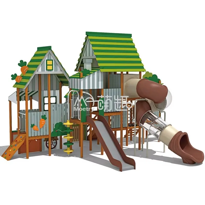 Outdoor Adventure Farm - Moetry Kids Carrot Factory Theme Outdoor