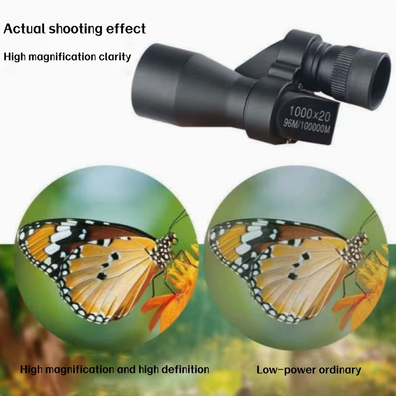 Outdoor Adventure Watches - Telescópio Monocular Portátil HD Mini com