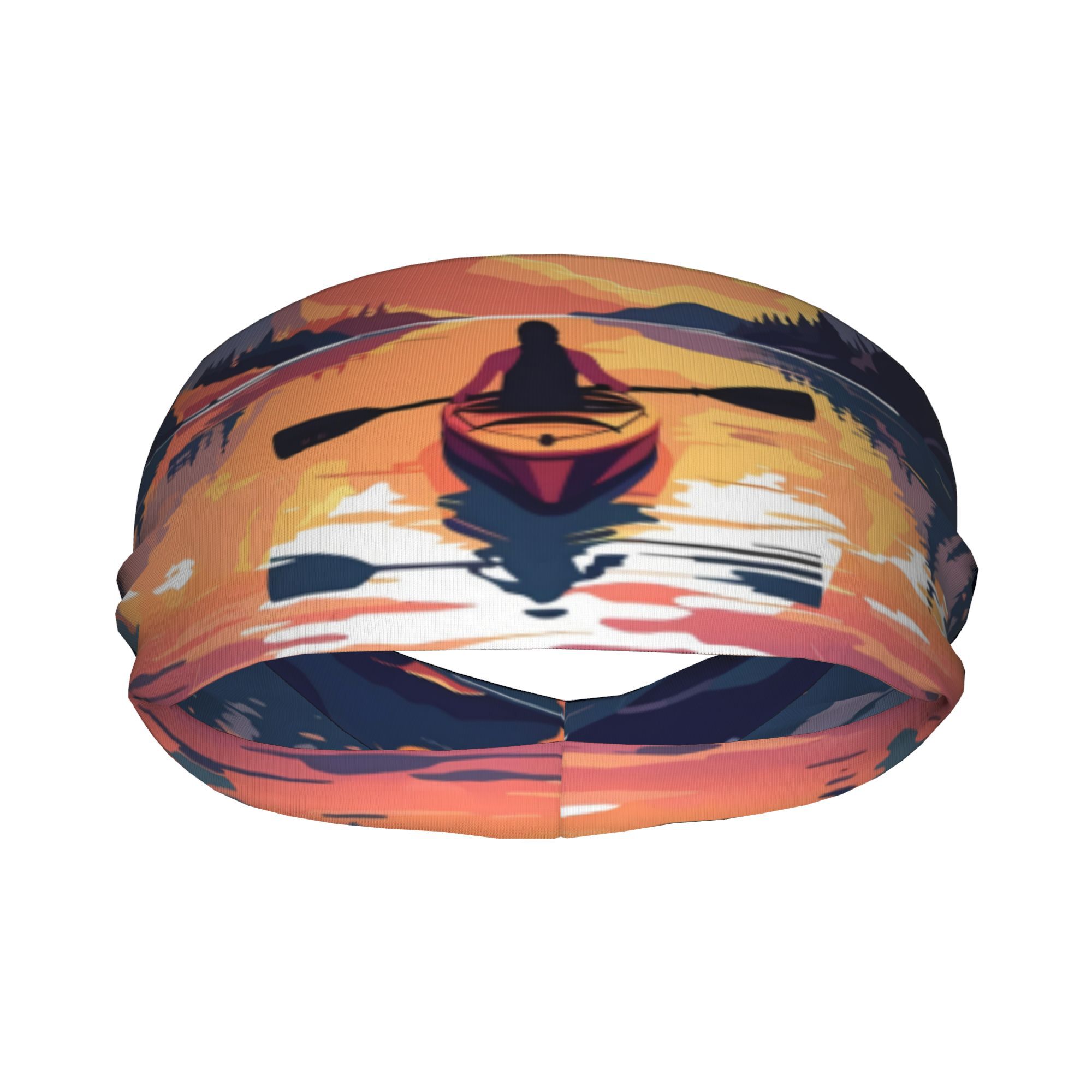 Outdoor Adventure Kayak - Faixa de cabeça com estampa de