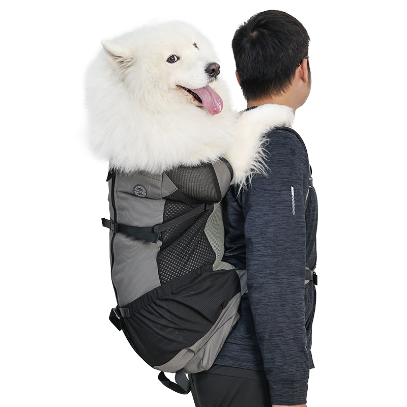 Outdoor Adventure Farm - Mochila grande para cães de malha