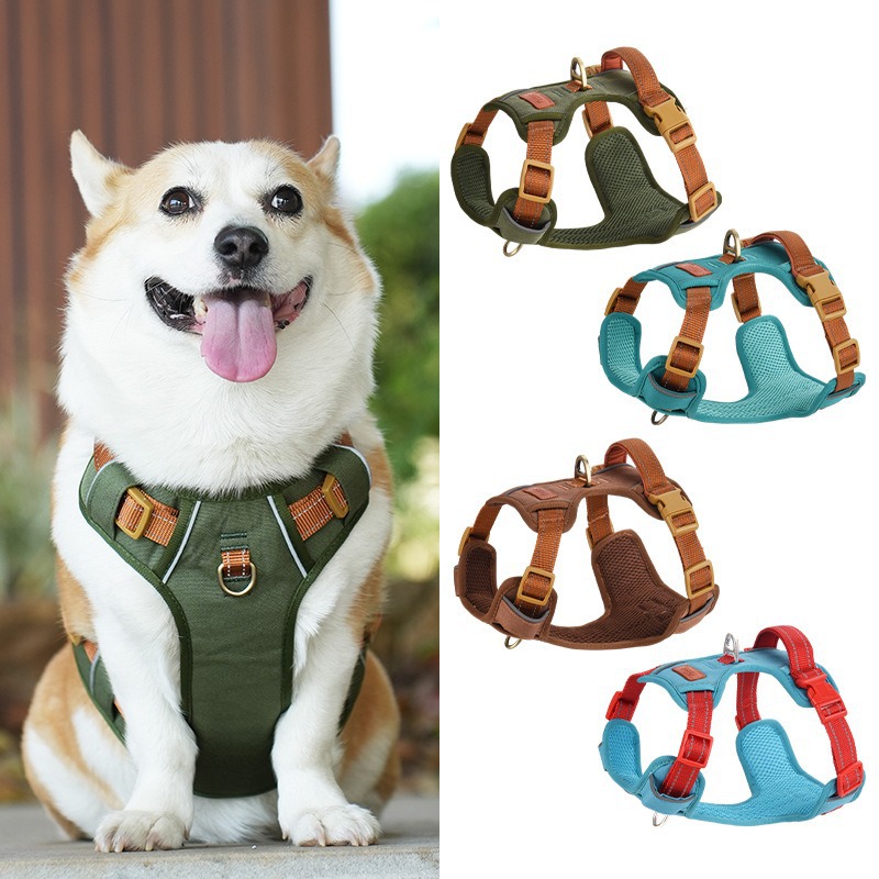 Colete Peitoral para Cães Anti - Harness Climbing Adjustable avaliação e preço