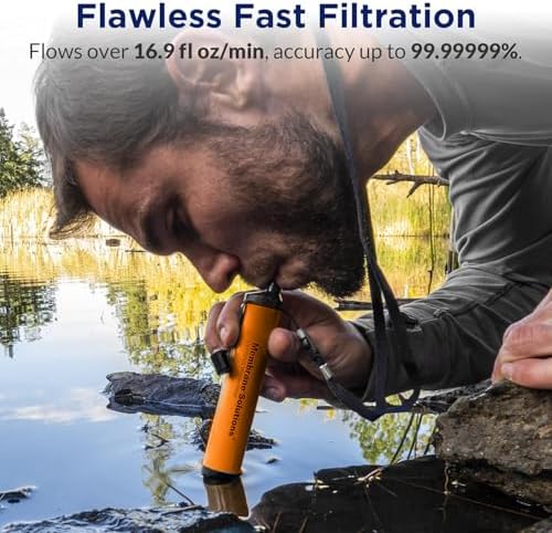 Filtro de Água Pro 6L Camo Gra - Water Filter Straw avaliação e preço