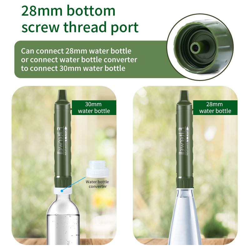 Filterwell pessoal campista pu - Water Filter Straw avaliação e preço