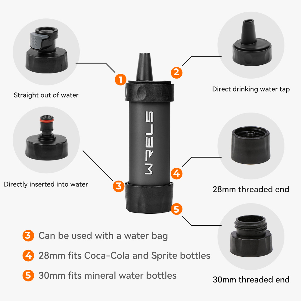 Filtro de Água Pessoal Portáti - Water Filter Straw avaliação e preço