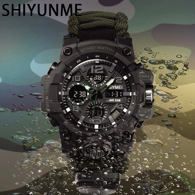 Shiyunme relógio masculino de  - Outdoor Adventure Watches avaliação e preço